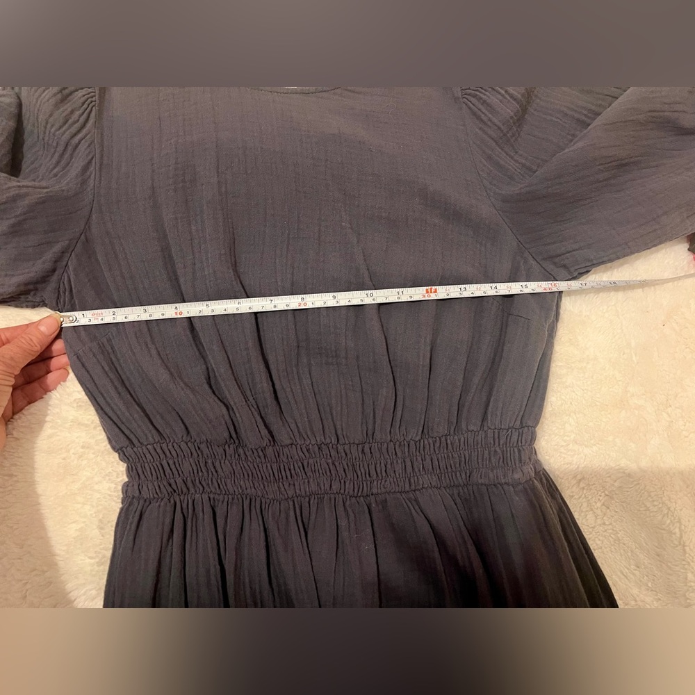 Universal Thread Gauze Cotton Ombré Prairie Cottagecore Peasant Dress Size S - Picture 7 of 9